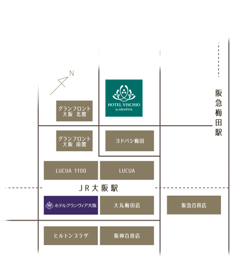 公式 ホテルヴィスキオ大阪 大阪 梅田各駅から北へ5分