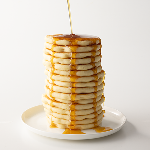 アレンジを楽しむパンケーキ